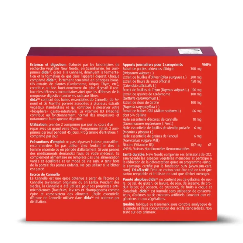 New Nordic Dida 60 comprimés New Nordic Dida 60 comprimés