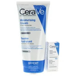 Cerave Baume Hydratant 177ml+Crème Hydratante Visage 3ml OFFERTE