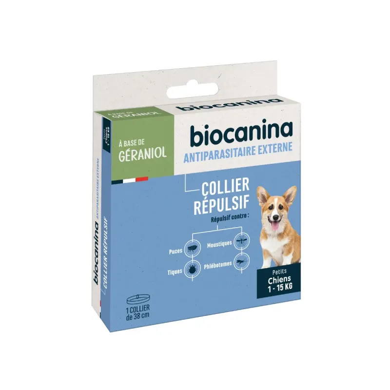 Biocanina Collier Répulsif Chien -15Kg Biocanina Collier Répulsif Chien -15Kg