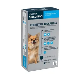 Biocanina Permetrix Très Petits Chiens 3 Pipettes de 0,4ml