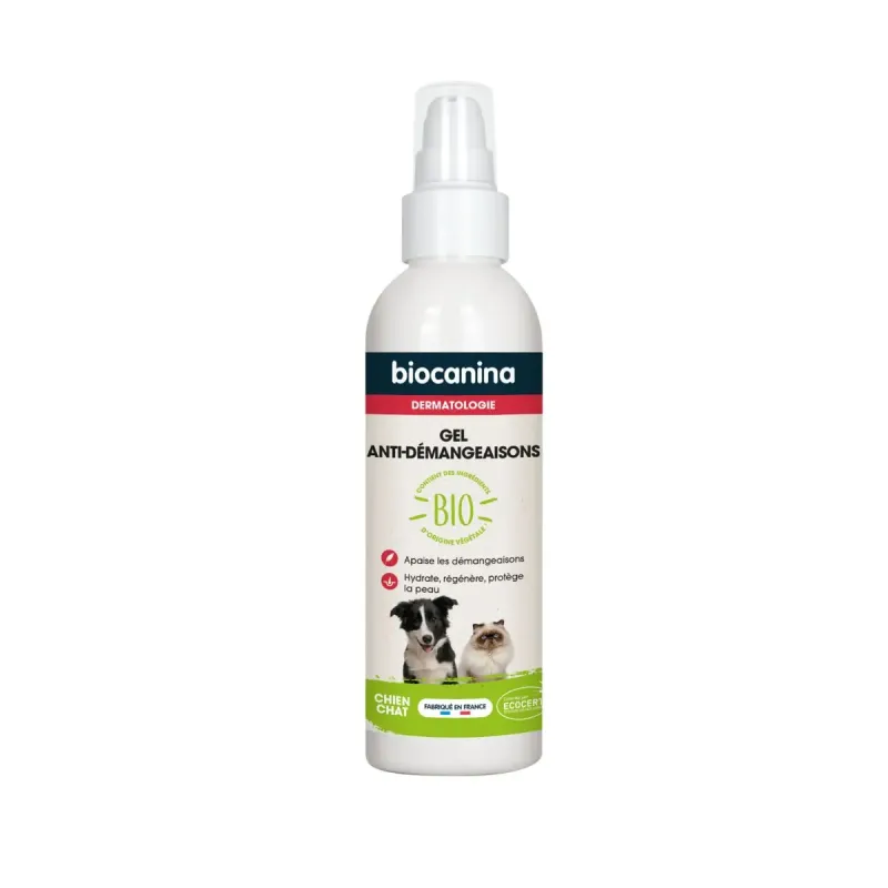 Biocanina Dermatologie Gel Anti-démangeaisons Bio 125 ml Biocanina Dermatologie Gel Anti-démangeaisons Bio 125 ml