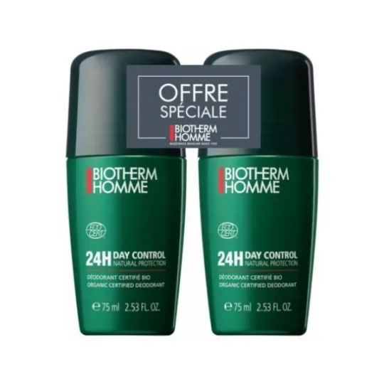 Biotherm Homme Déodorant Day Control Natural Protect Bio Roll-On 2x75ml Biotherm Homme Déodorant Day Control Natural Protect Bio Roll-On 2x75ml