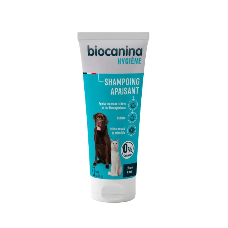 Biocanina Shampooing Apaisant Chien et Chat 200ml Biocanina Shampooing Apaisant Chien et Chat 200ml