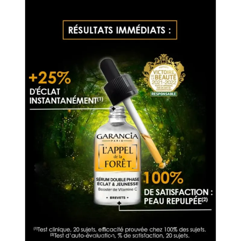 Garancia L'Appel de la Forêt Double Sérum Eclat et Jeunesse 30 ml Garancia L'Appel de la Forêt Double Sérum Eclat et Jeunesse 30 ml