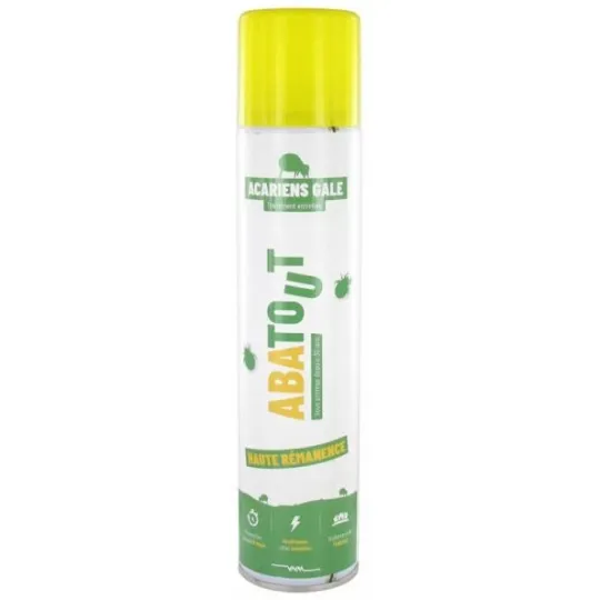Abatout Traitement Entretien Acariens Gale Spray 300ml