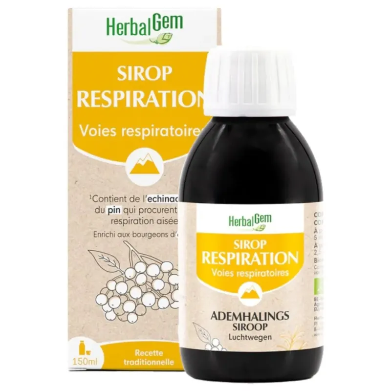 Herbalgem Sirop Respiration Bio 150ml Herbalgem Sirop Respiration Bio 150ml