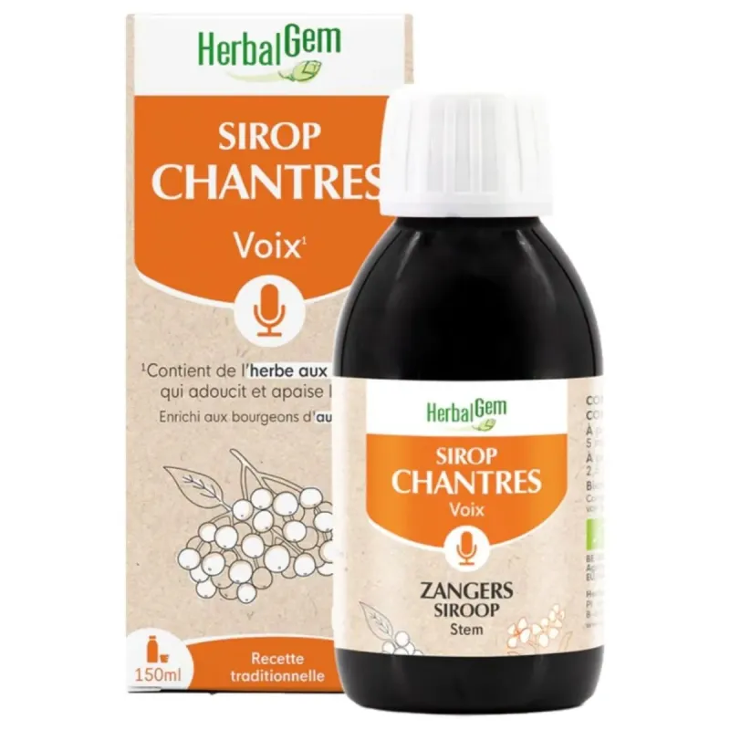 Herbalgem Sirop Chantres Bio 150ml Herbalgem Sirop Chantres Bio 150ml