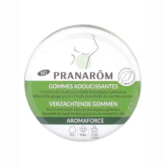Pranarôm Aromaforce Gommes Adoucissantes Bio 45g Pranarôm Aromaforce Gommes Adoucissantes Bio 45g
