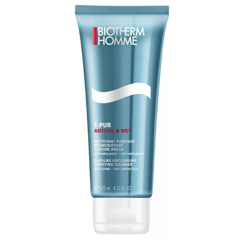 Biotherm Homme T-Pure Gel Nettoyant Désincrustant et Antibrillance 125ml Biotherm Homme T-Pure Gel Nettoyant Désincrustant et Antibrillance 125ml