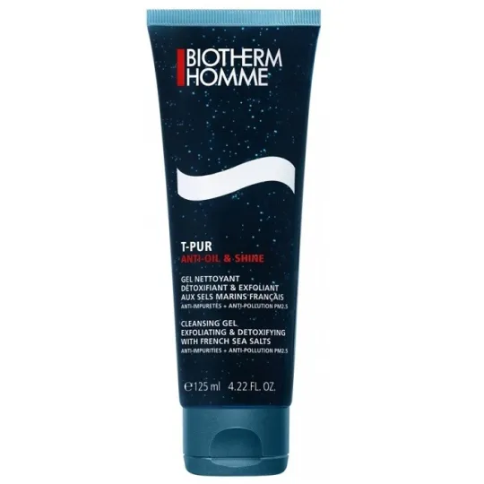 Biotherm Homme T-Pure Gel Nettoyant Détoxifiant et Exfoliant 125ml Biotherm Homme T-Pure Gel Nettoyant Détoxifiant et Exfoliant 125ml