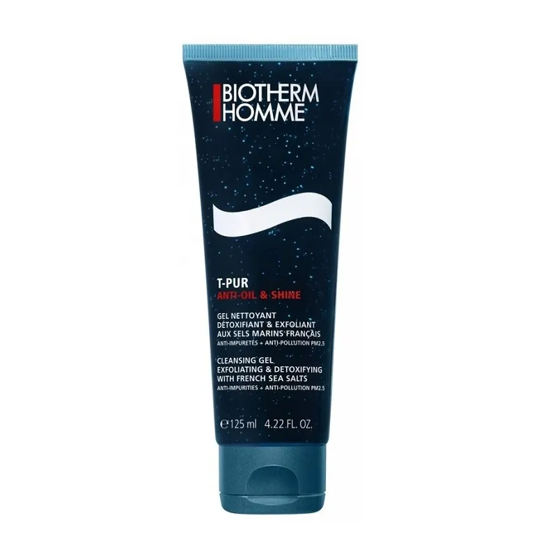 Biotherm Homme T-Pure Gel Nettoyant Détoxifiant et Exfoliant 125ml Biotherm Homme T-Pure Gel Nettoyant Détoxifiant et Exfoliant 125ml