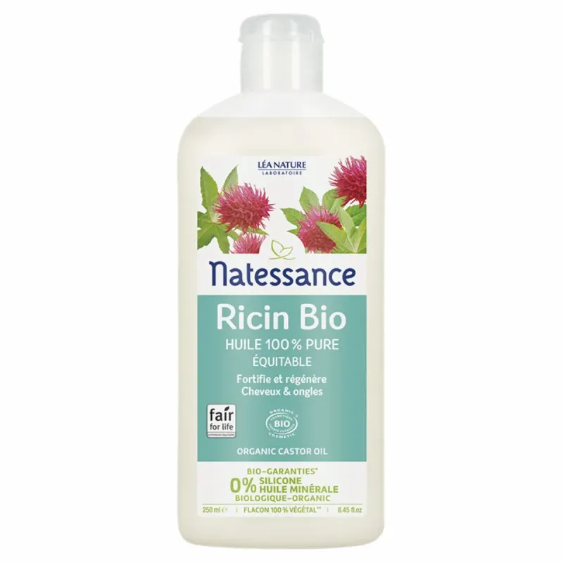 Natessance Huile Végétale de Ricin Bio 250ml Natessance Huile Végétale de Ricin Bio 250ml