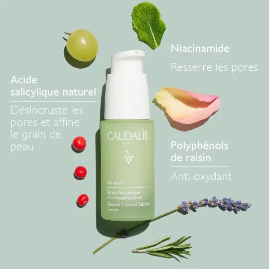 Caudalie Vinopure Sérum Salicylique Anti-imperfections 30ml Caudalie Vinopure Sérum Salicylique Anti-imperfections 30ml