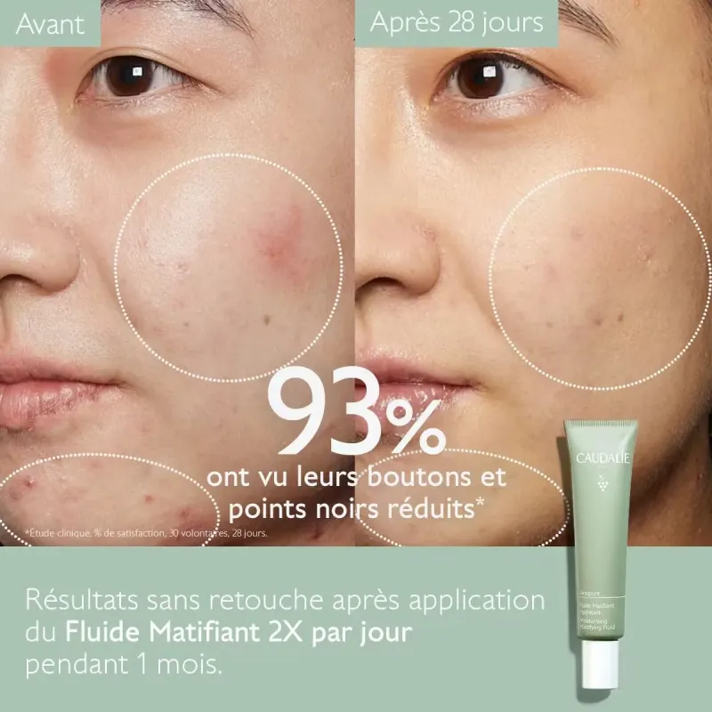 Caudalie Vinopure Fluide Matifiant Hydratant 40ml Caudalie Vinopure Fluide Matifiant Hydratant 40ml
