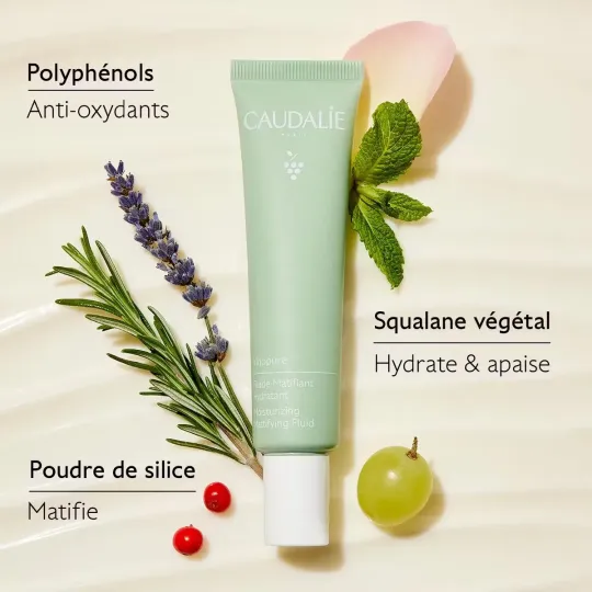 Caudalie Vinopure Fluide Matifiant Hydratant 40ml Caudalie Vinopure Fluide Matifiant Hydratant 40ml