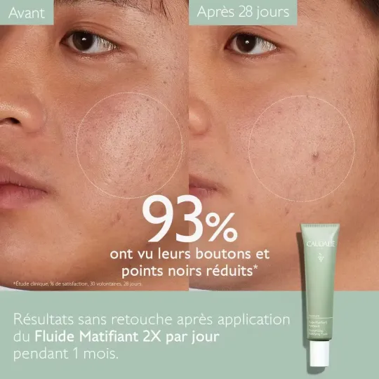 Caudalie Vinopure Fluide Matifiant Hydratant 40ml Caudalie Vinopure Fluide Matifiant Hydratant 40ml