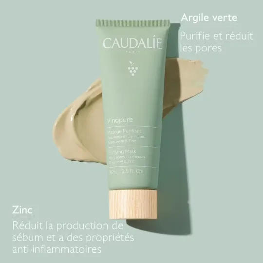 Caudalie Vinopure Masque Purifiant Anti-imperfections 75ml