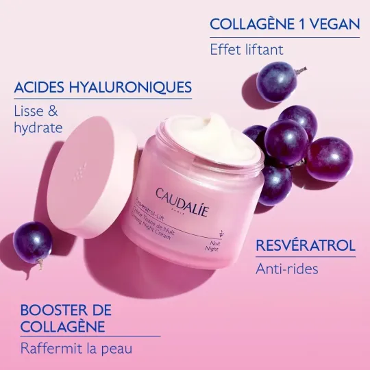 Caudalie Resveratrol Lift Crème Tisane de Nuit 50ml Caudalie Resveratrol Lift Crème Tisane de Nuit 50ml