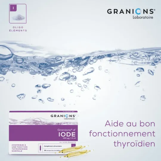 Granions Granions d'Iode 150ug/2ml 30 Ampoules