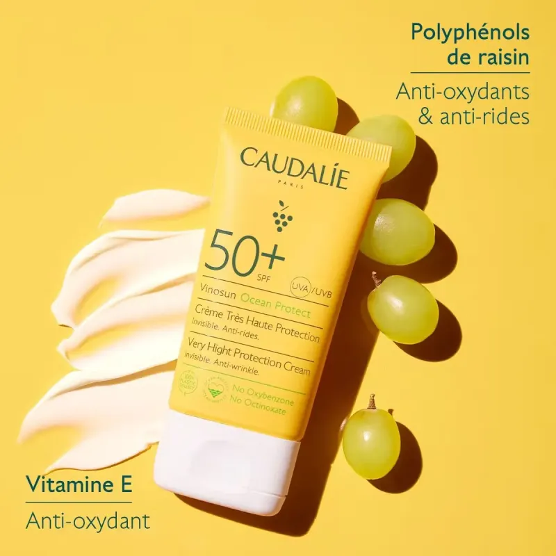 Caudalie Vinosun Protect SPF50+ Crème 50ml