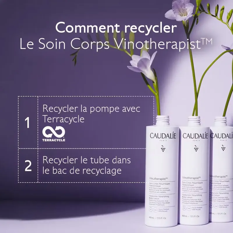 Caudalie Vinotherapist Soin Corps Nourrissant 2X400ml Caudalie Vinotherapist Soin Corps Nourrissant 2X400ml