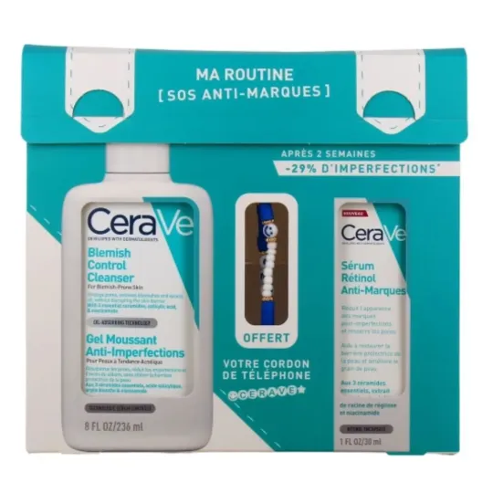 Cerave Ma Routine SOS Anti-marques 266ml+ Cordon Téléphone OFFERT