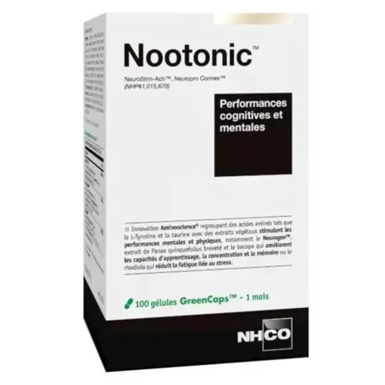 NHCO Nootonic 100 Gélules NHCO Nootonic 100 Gélules