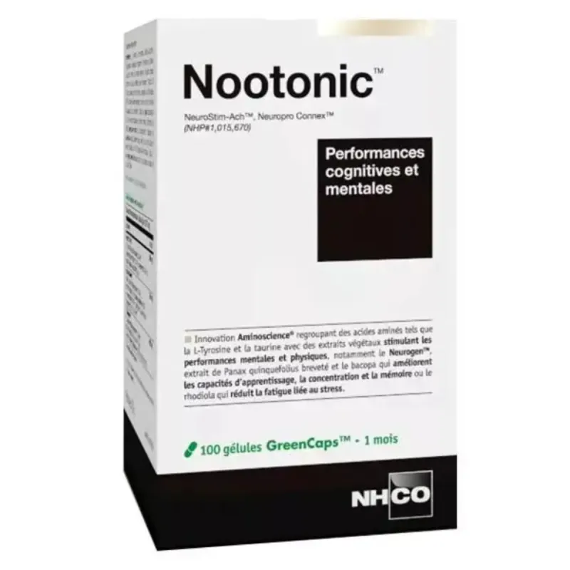 NHCO Nootonic 100 Gélules NHCO Nootonic 100 Gélules