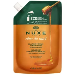 Nuxe Rêve de miel Gel Lavant Surgras ECO Recharge 400ml