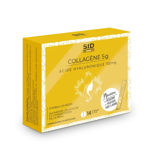 Collagène 5g - Acide Hyaluronique 100mg