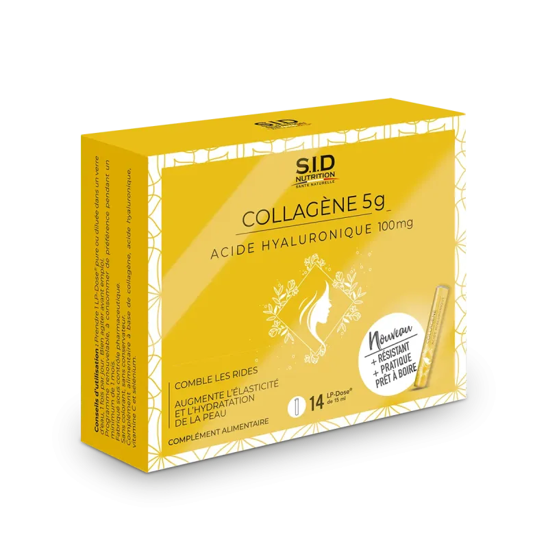 Collagène 5g - Acide Hyaluronique 100mg