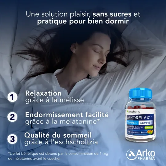 Arkopharma Arkorelax Sommeil Gummies bénéfices Arkopharma Arkorelax Sommeil Gummies bénéfices