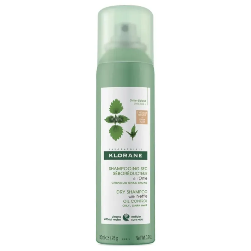 Klorane Ortie Shampooing Sec Cheveux Bruns 150ml