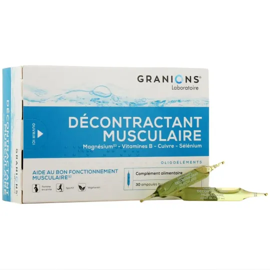 Granions Décontractant Musculaire ampoules