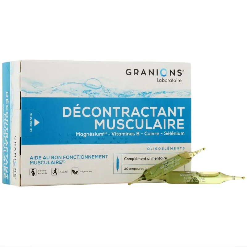 Granions Décontractant Musculaire ampoules