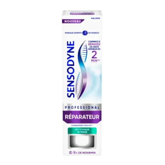 Sensodyne Pro Réparateur Dentifrice Nettoyage Intense