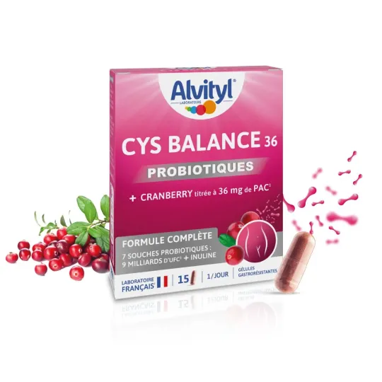 Alvityl Cys Balance 36 probiotiques Alvityl Cys Balance 36 probiotiques