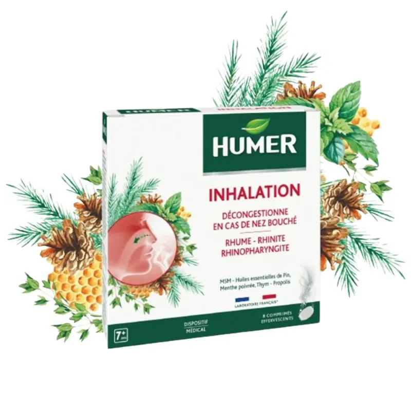 Humer Inhalation nez bouché