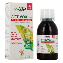 Arkopharma Activox Sirop Toux Sèche et Grasse