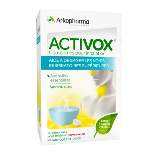 Activox Comprimés pour Inhalation Activox Comprimés pour Inhalation
