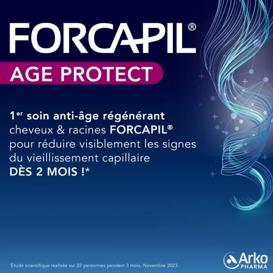 Forcapil Age Protect Soin Régénérant Cheveux Racines Spray