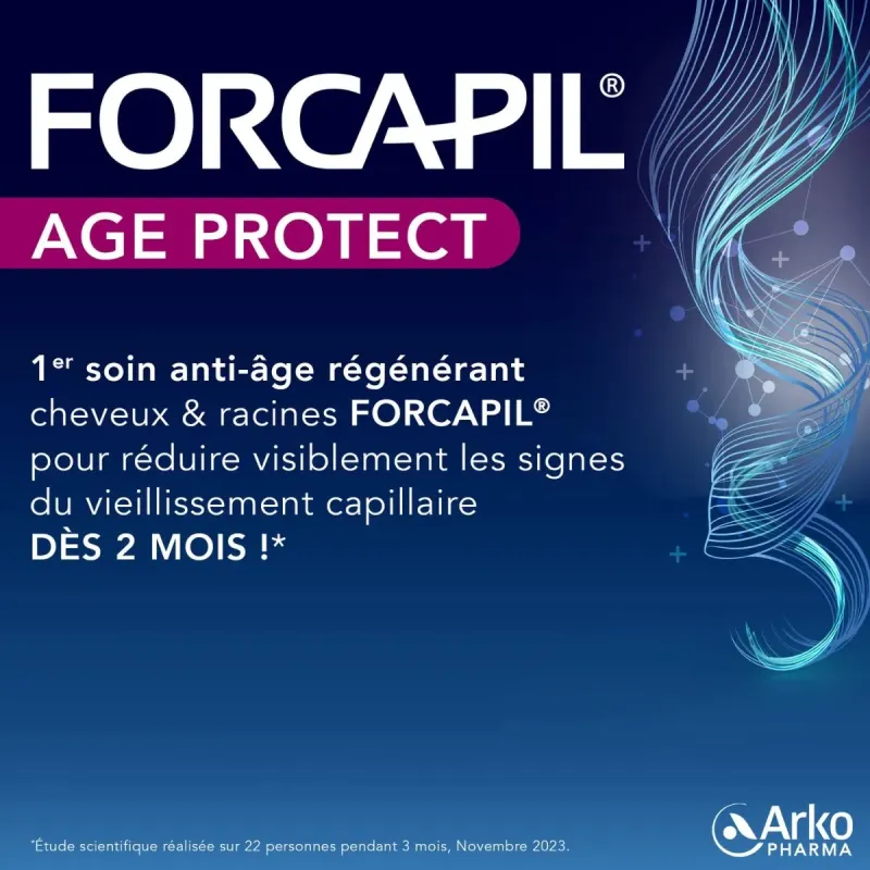 Forcapil Age Protect Soin Régénérant Cheveux Racines Spray