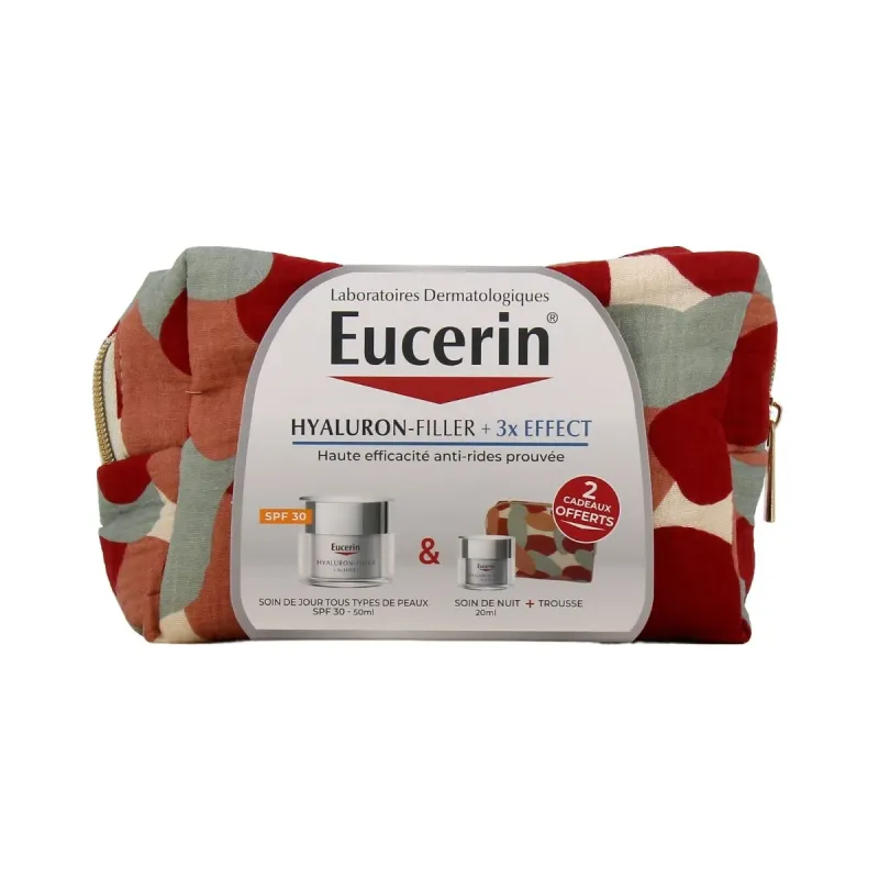 Eucerin Hyaluron Filler +3x Effect SPF30 +Nuit Trousse Eucerin Hyaluron Filler +3x Effect SPF30 +Nuit Trousse