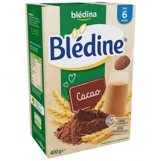 Blédine Céréales Cacao +6mois 400g Blédine Céréales Cacao +6mois 400g