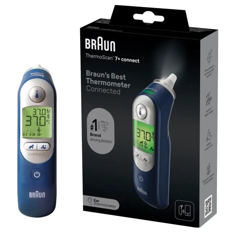 Braun Thermoscan 7+ Connect Thermomètre Auriculaire