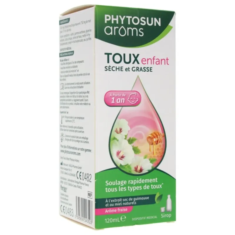 Phytosun Aroms Sirop Toux Sèche et Grasse Enfant