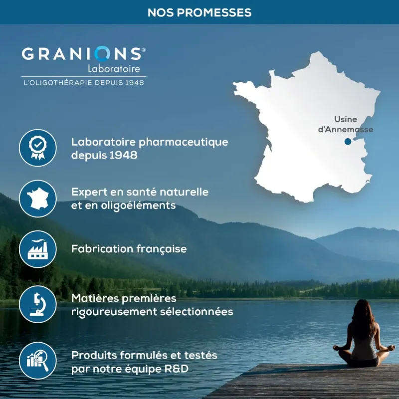 Granions Granions de Chrome Sucres et Graisses Comprimés