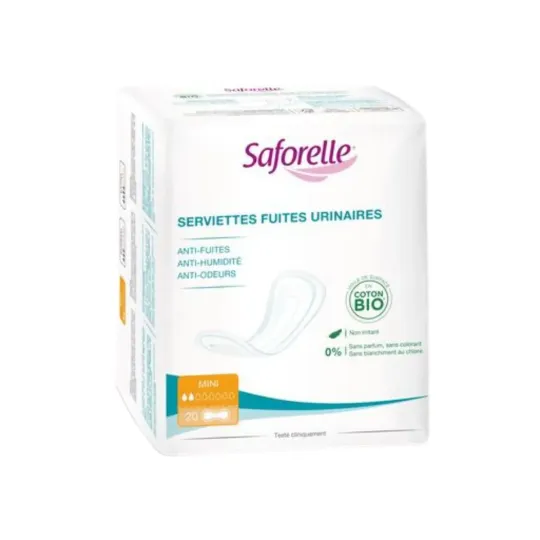 Saforelle serviettes Fuites Urinaires mini