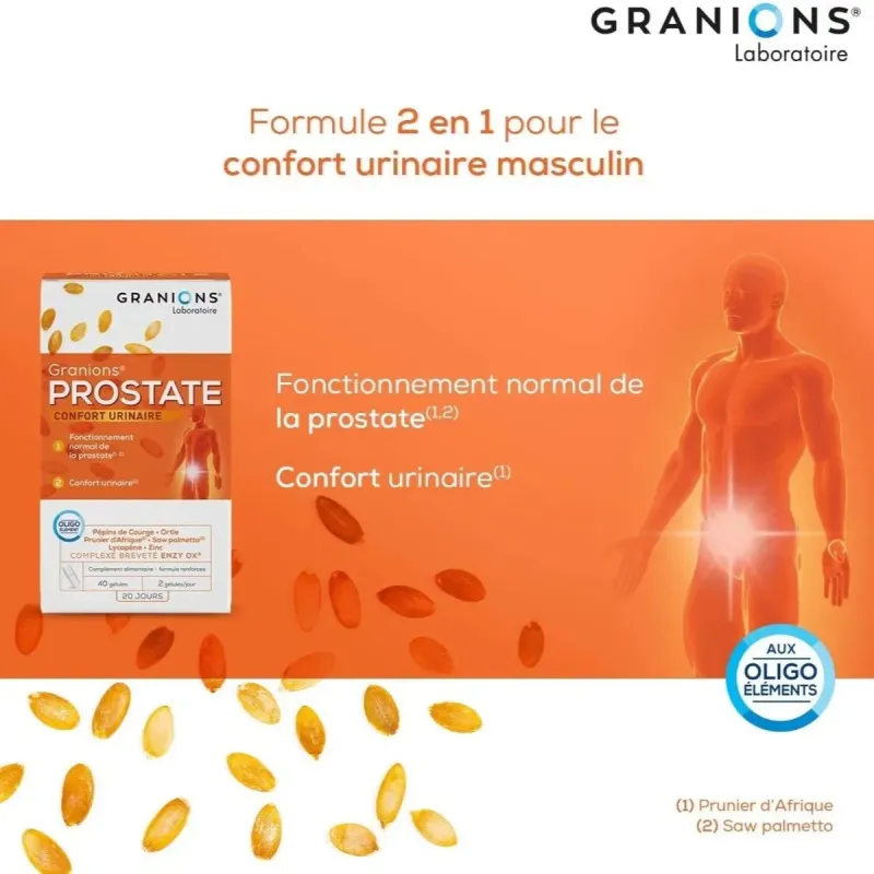 Granions Prostate Confort Urinaires Gélules