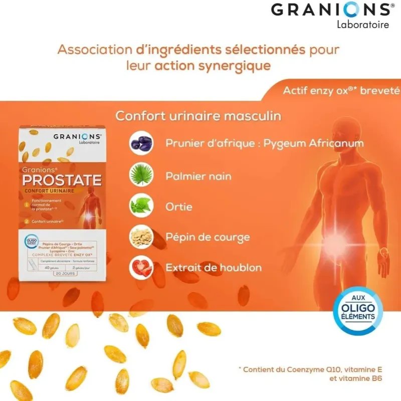 Granions Prostate Confort Urinaires Gélules